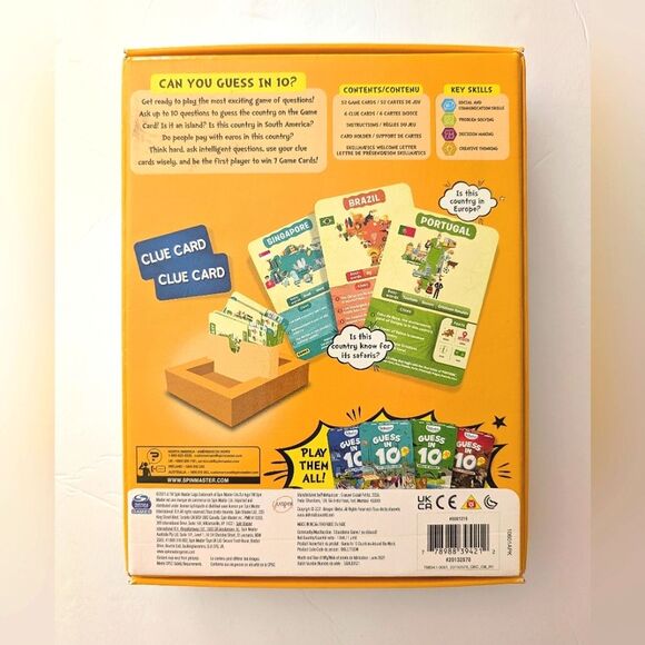 Guess In 10 Countries Around The World Game Skillmatics Educational - Picture 2 of 7